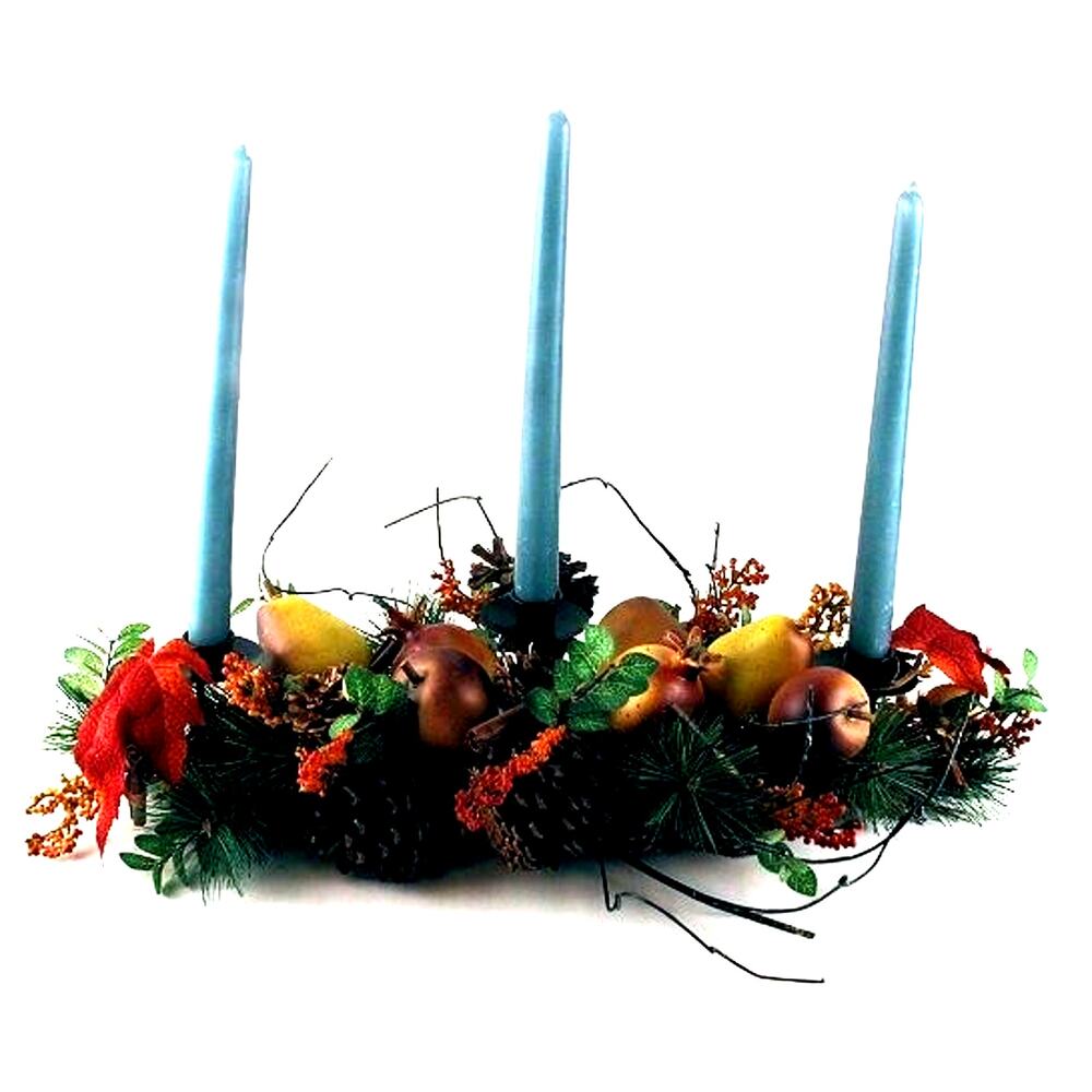 Tabletop Décor Centerpiece Candelabra Arrangement Halloween Autumn Thanksgiving